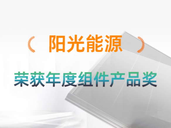 高光時刻 | GIGA系列榮耀加冕！陽光能源斬獲“年度組件產(chǎn)品獎”